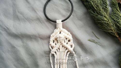 Macrame 圣诞树系列十二甜蜜蜜 第6步