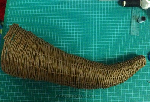 纸滕花篓 第5步