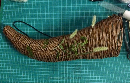 纸滕花篓 第6步