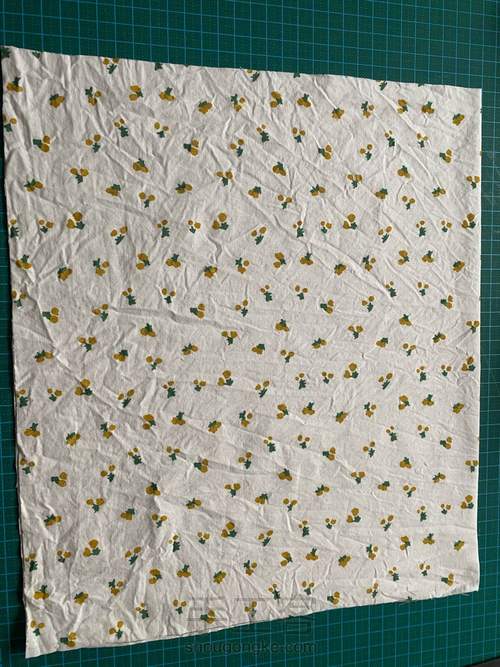 原创连衣裙旧物改造，宝宝枕头 第1步