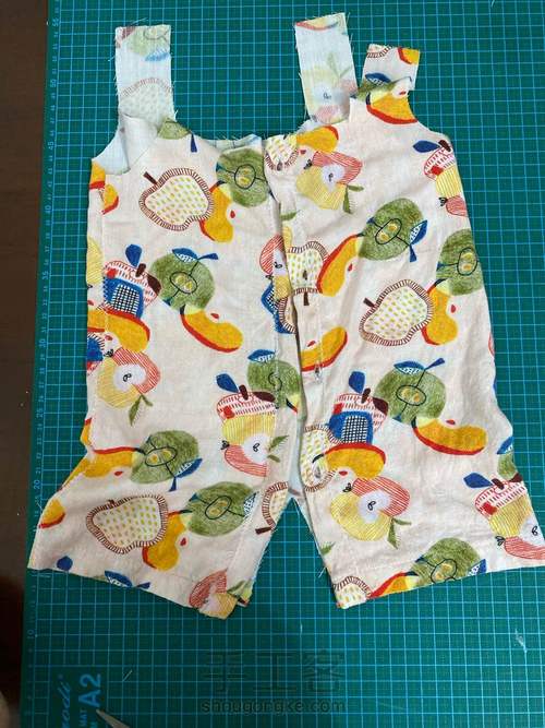 原创，衬衫改婴儿服，简易版 第7步