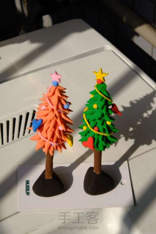 圣诞树🎄超轻黏土教程 第12步