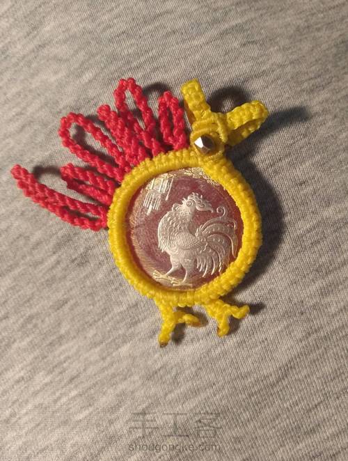 鸡宝宝的手工鸡。 第17步