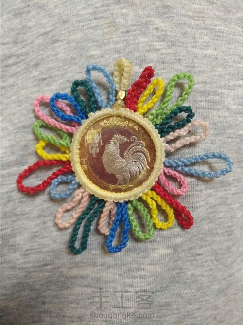 鸡宝宝的手工鸡。 第2步