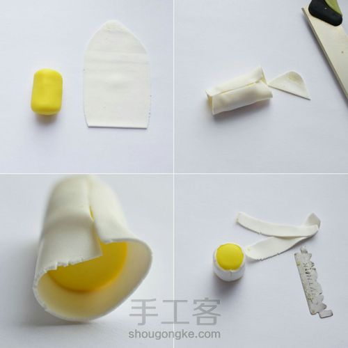 零基礎學做檸檬片黏土手鏈 第2步