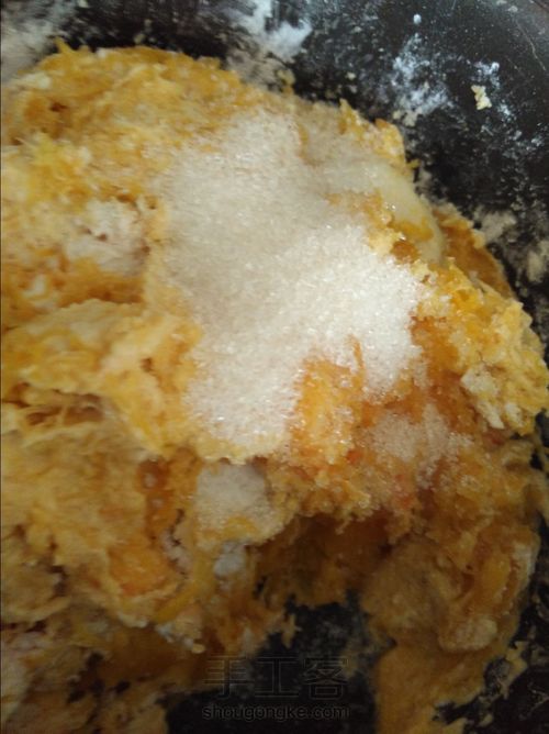 南瓜饼 第3步