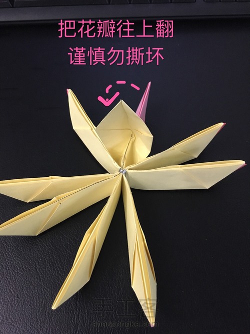 中秋节莲花灯 第11步