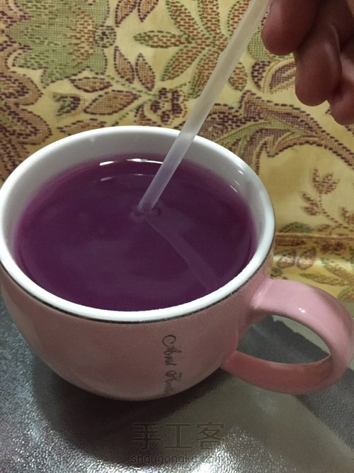 葡萄味果汁 第4步