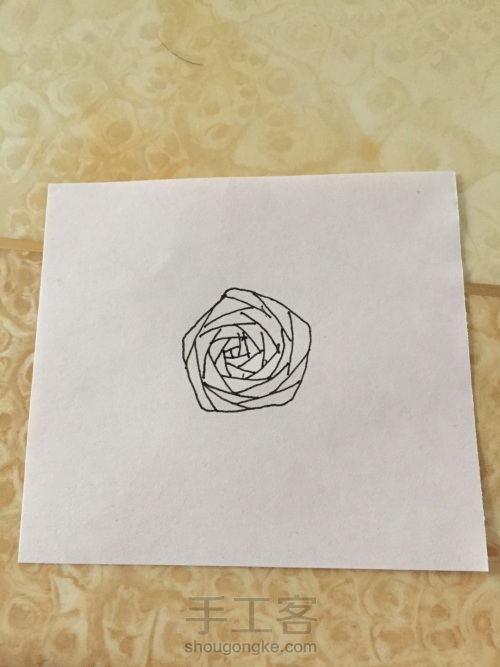 画玫瑰🌹 第5步