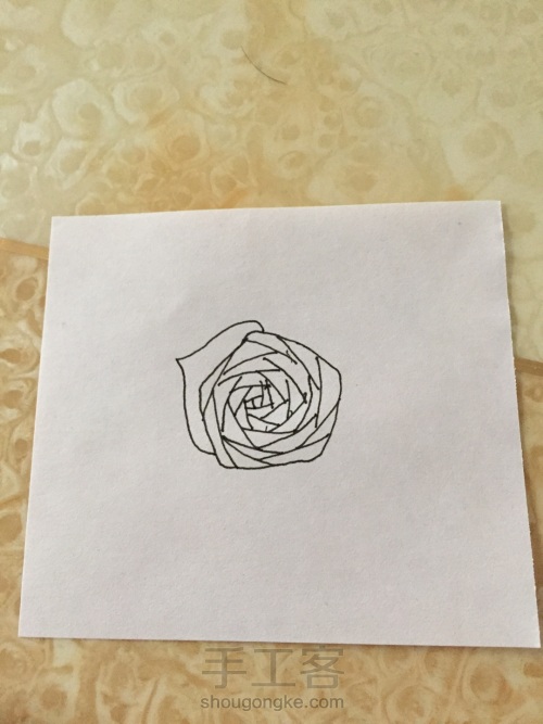 画玫瑰🌹 第6步