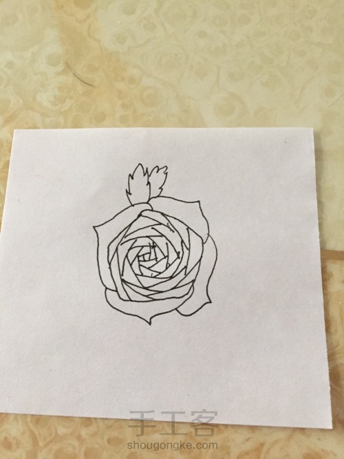 画玫瑰🌹 第8步