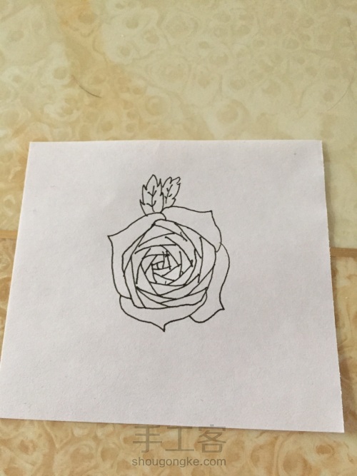 画玫瑰🌹 第9步