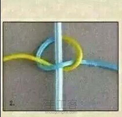 平结
平平安安结结实实健健康康 第2步