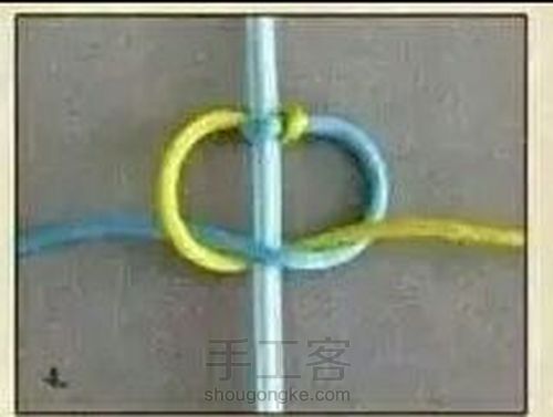 平结
平平安安结结实实健健康康 第4步