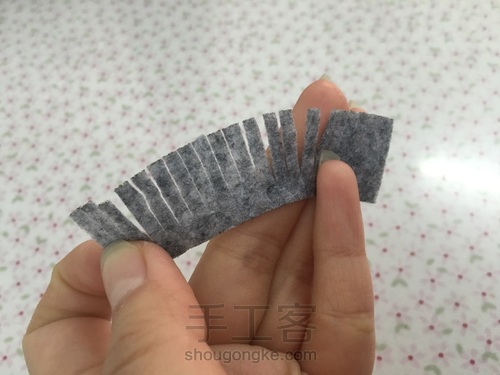 手工书签之不织布边角料 第11步