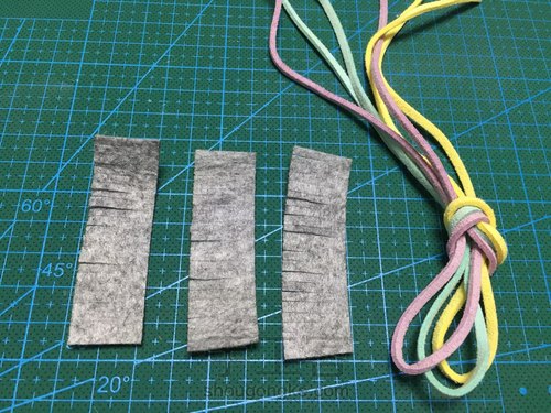 手工书签之不织布边角料 第12步