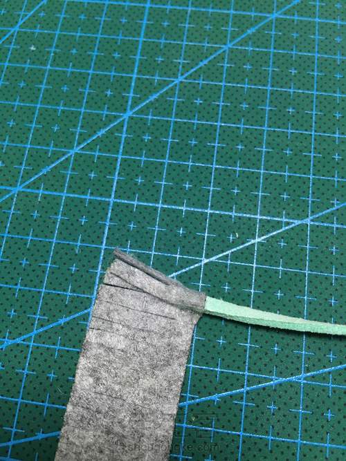 手工书签之不织布边角料 第14步