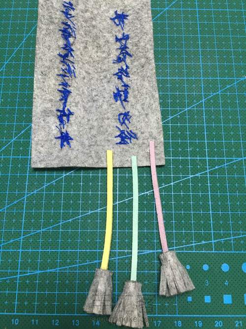 手工书签之不织布边角料 第17步