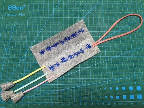 手工书签之不织布边角料 第18步