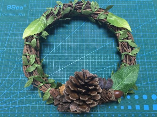 松塔花环之圣诞款 第8步