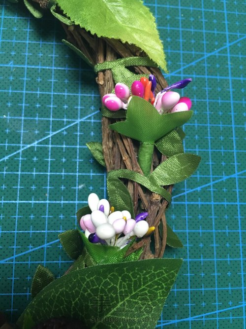 松塔花环之圣诞款 第14步