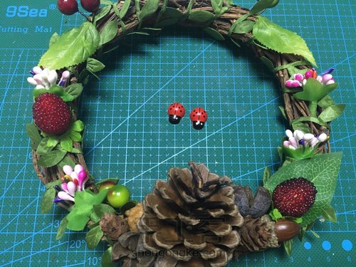 松塔花环之圣诞款 第15步