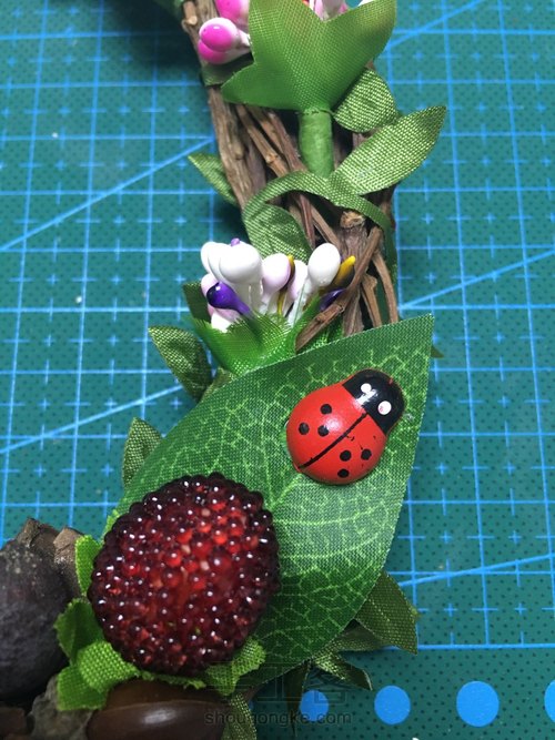 松塔花环之圣诞款 第17步