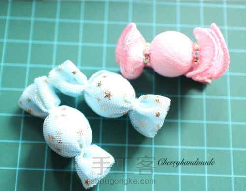 可爱的糖果发夹 第10步