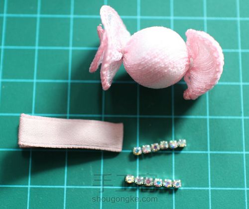 可爱的糖果发夹 第8步