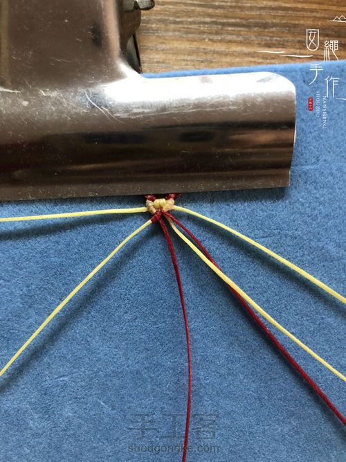 扣眼与6线包珠详细分解图 第22步