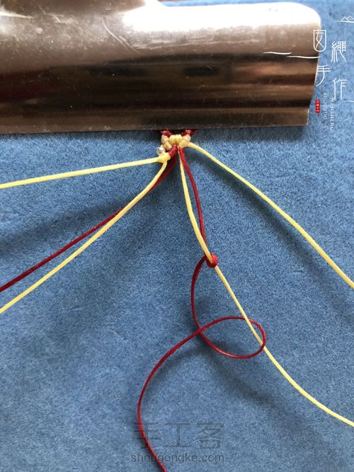 扣眼与6线包珠详细分解图 第26步