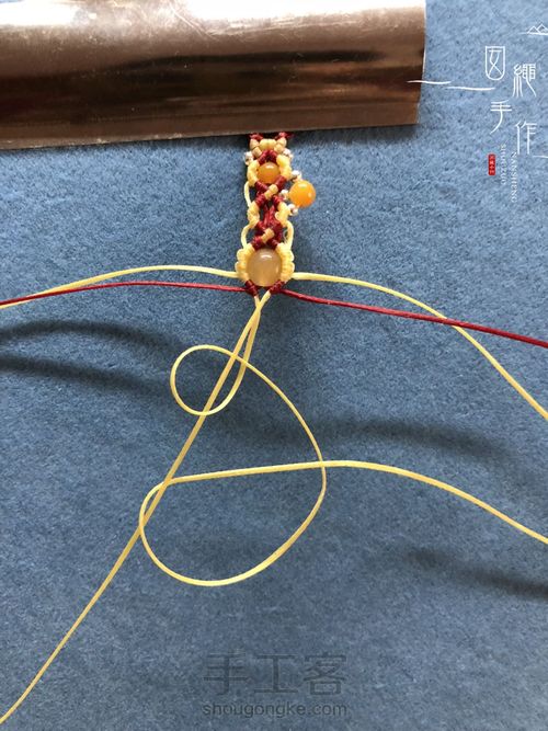 扣眼与6线包珠详细分解图 第65步