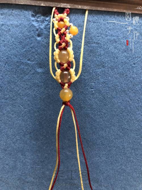 扣眼与6线包珠详细分解图 第69步