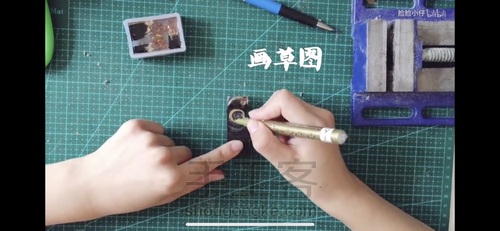 【滴胶】【原创木遇滴胶戒指】指尖的峦山 第12步