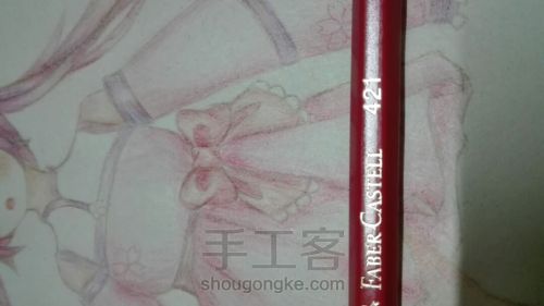【wei】一个手绘彩铅上色教程 第15步