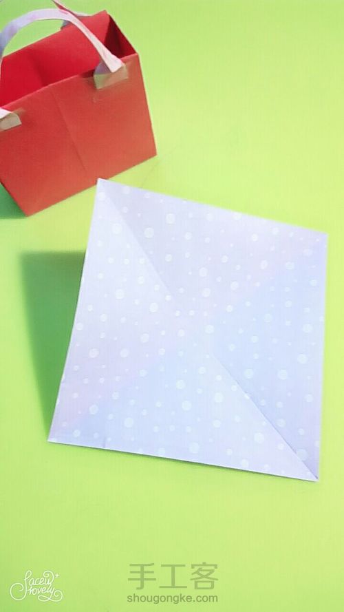 小小 手提袋 萌萌哒(ฅ>ω 第3步