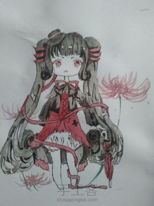 【彼岸花】曼珠沙华 第5步