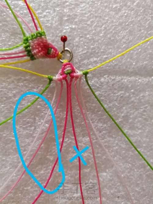 自由变换的花鼓 第6步