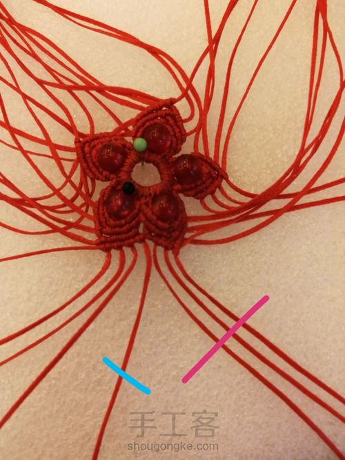 带金边的莲花(中) 第14步