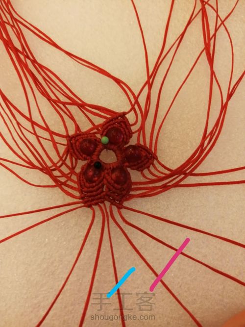 带金边的莲花(中) 第16步