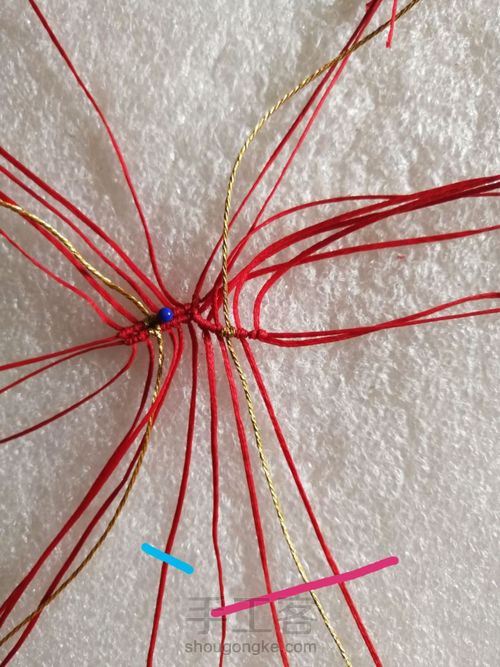 带金边的莲花(下) 第4步