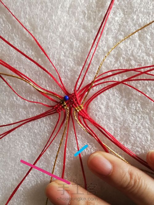 带金边的莲花(下) 第7步