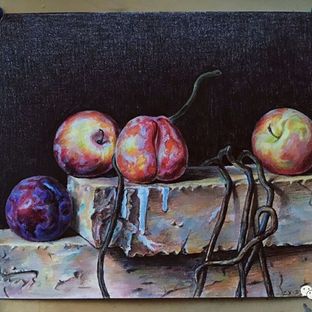 彩铅静物详解教程，最全最详细的绘画步骤解析，林三金作品