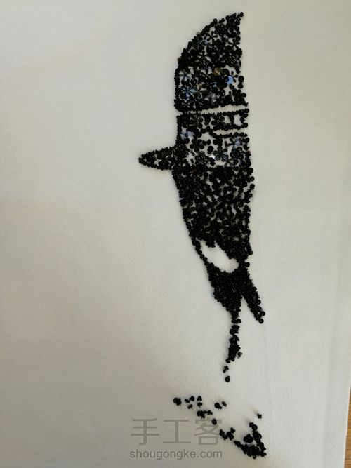 人像手工珠绣 第6步