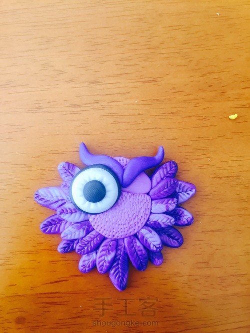 简单又可爱的猫头鹰 第23步