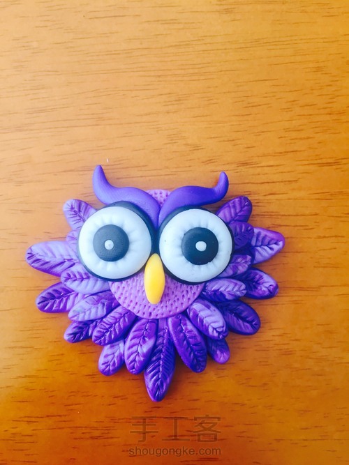 简单又可爱的猫头鹰 第25步