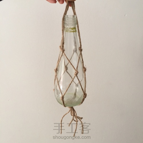 麻绳花瓶挂件 第7步