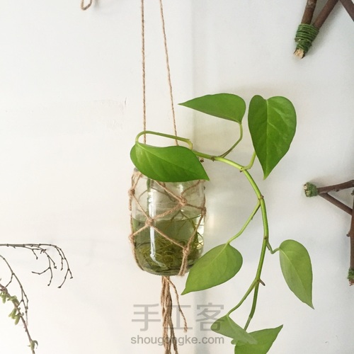 麻绳花瓶挂件 第12步