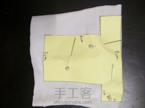 娃用T恤 第4步
