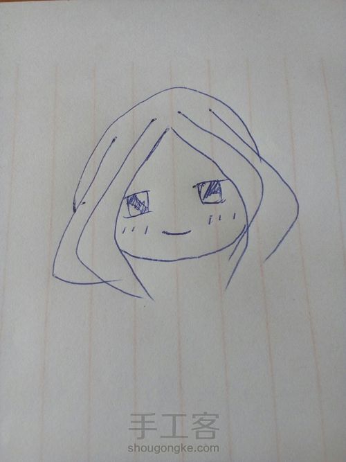 手帐简笔画,可爱欧!👑 第12步